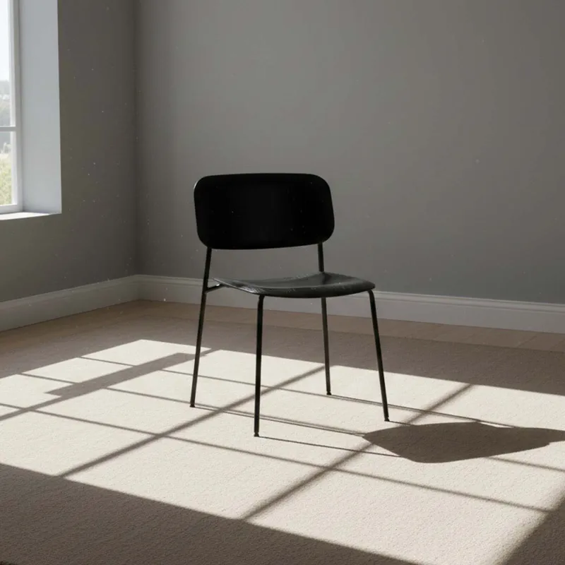 Silla De Comedor Madera-y-metal Negro O´conor Ii en Negro - Sillas, Uruguay | Divino