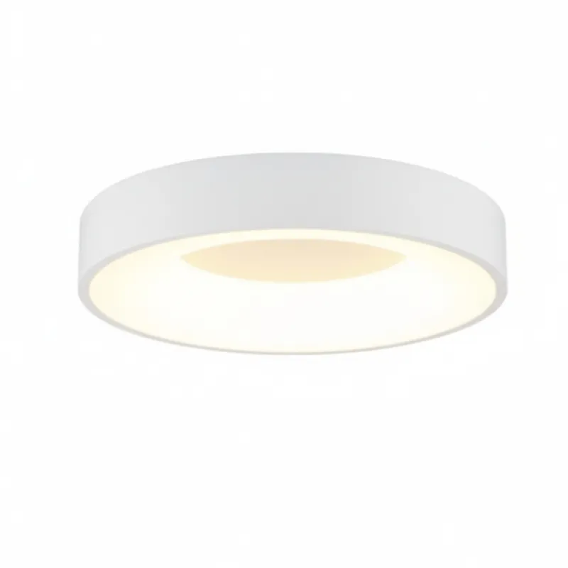 Plafon LED Redondo Philly 30 CM Blanco en Blanco - Lámparas colgantes, Uruguay | Serlux