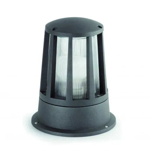 Luminaria de piso Exterior Nano Bolardo en Negro - Lámparas de pie, Uruguay | Serlux