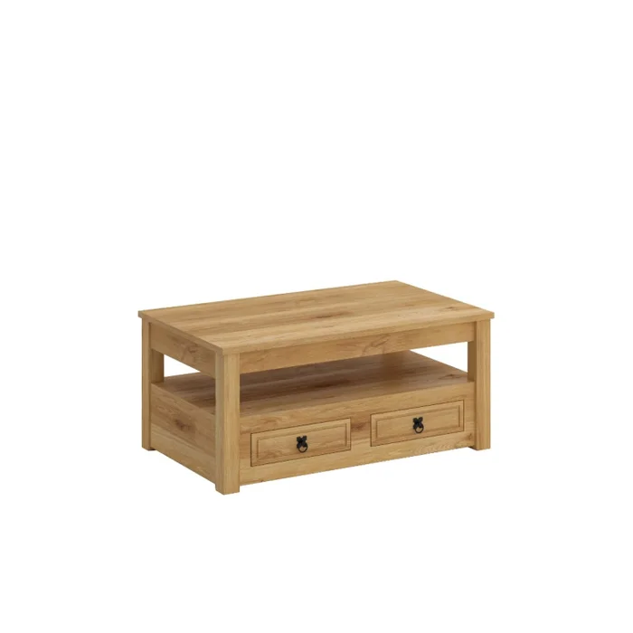 MESA DE CENTRO ARTICULADA MEX040 NATURAL en Madera natural - Mesas de living, Uruguay | Alfa Ventas