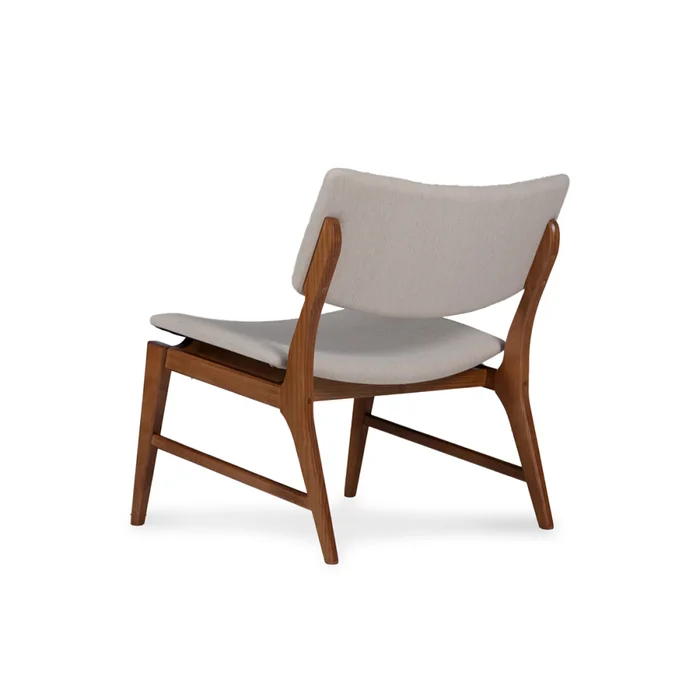 Butaca Zoe Eco - Nogal - Tapizado - Tela Rústica - Natural 93 en Beige - Butacas, banquetas y puffs, Uruguay | Nyr, vista 4