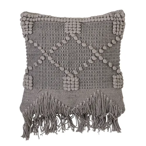 Cushion, Grey, Cotton - Textiles, Uruguay | Tutto Deco