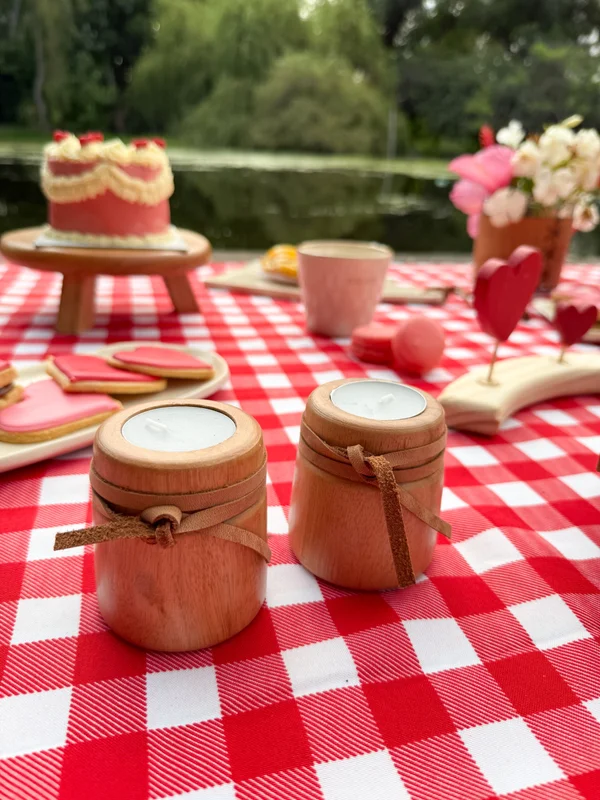 Candelabros de madera peque – Set x2 en Madera natural - Velas y Portavelas, Uruguay | Dreams On Time, vista 44