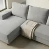 Rinconera Lucci - Tela Microfibra - Chaise izquierdo - Berlin 05 (Ceniza) en Gris - Sillones y sofás, Uruguay | NYR, vista 4 de 7