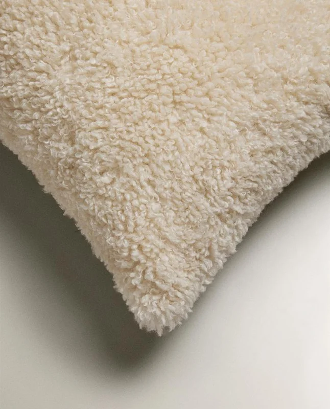 FUNDA COJÍN PELO en Beige - Textiles, Uruguay | Zara Home, vista 5