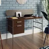 Escritorio Cajonera doble - Sauder - Linea Radial en Marrón - Escritorios y sillas de escritorio, Uruguay | Rústico Hogar, vista 2 de 5