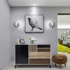 Luminaria lampara metalica de pared led giratoria Blanco - Iluminación, Uruguay | Decotech, vista 3 de 7
