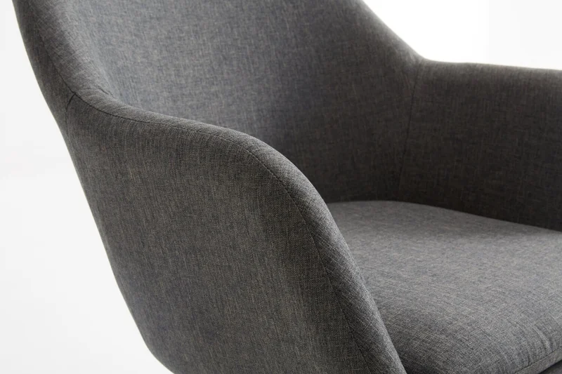 Sillón UDSBJERG tela gris/roble en Gris - Butacas, banquetas y puffs, Uruguay | JYSK, vista 3