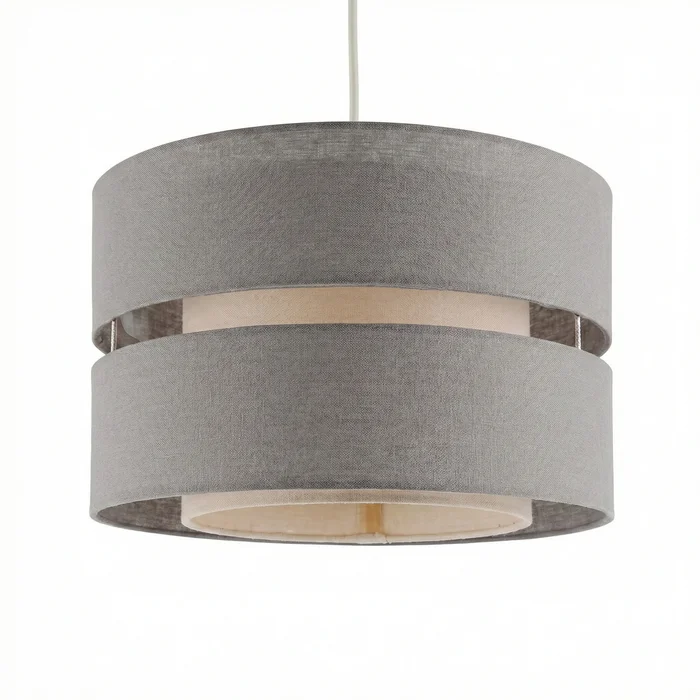 Colgante Aura Triple Gris en Gris - Lámparas colgantes, Uruguay | La Perla