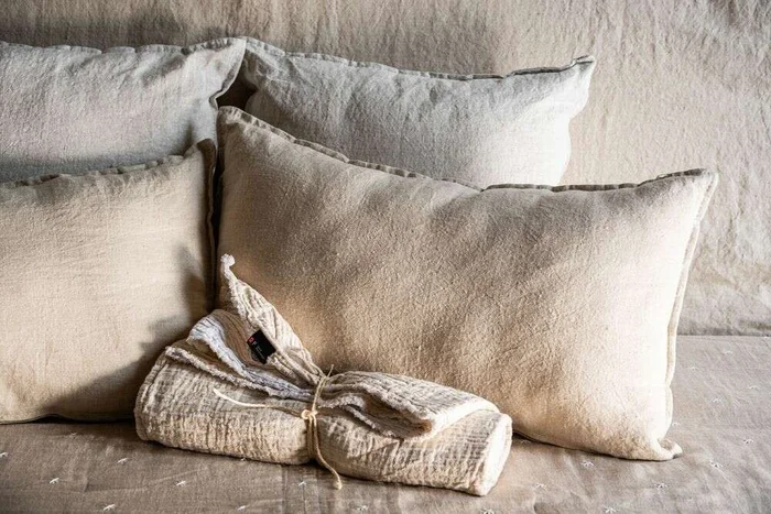 RESPALDO ALMA - LINO CRUDO - 1.90 MTS en Beige - Respaldos de cama, Uruguay | La Iberica, vista 6