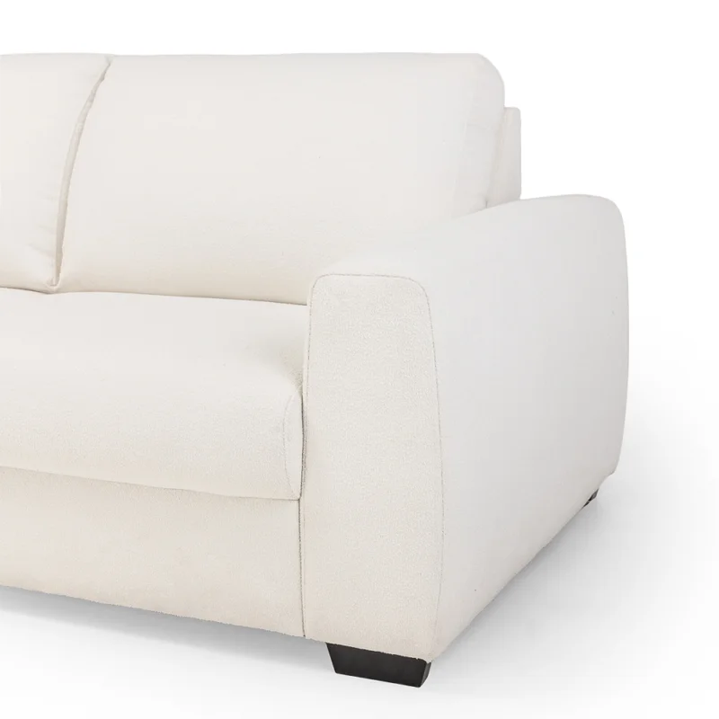 Sofá Juno - Tela Aquaclean - 2,5 cuerpos - A fabricar en Blanco - Sillones y sofás, Uruguay | Nyr, vista 4