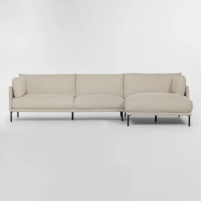 Sofá con chaise COSTA BEIGE DERECHO - Sillones y sofás, Uruguay | Viasono, vista 2