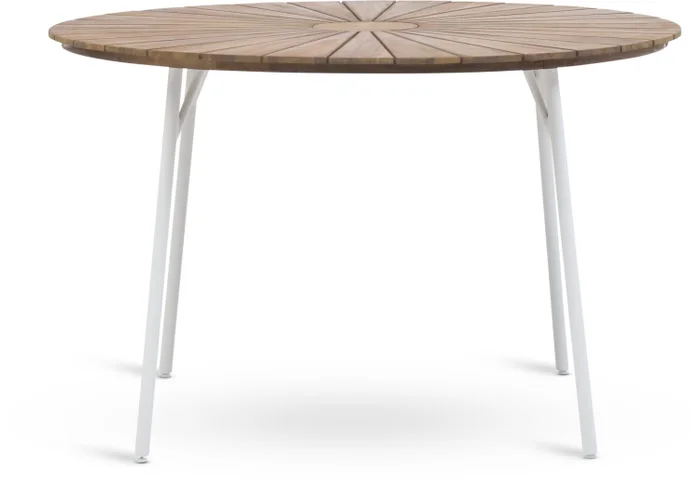 Mesa de jardín BASTRUP Ø120 mad dura/blanco en Multicolor - Muebles para el exterior, Uruguay | JYSK, vista 2
