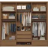 Ropero Demócrata 6 Puertas - Linea Fit - Marrón en Marrón - Roperos y placares, Uruguay | Rústico Hogar, vista 2 de 3