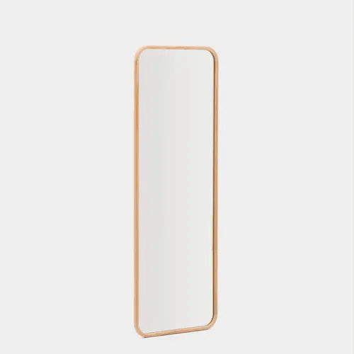 Espejo Milsa de madera de teca 54 x 154 cm FSC 100% en Madera natural - Espejos, Uruguay | Kavehome