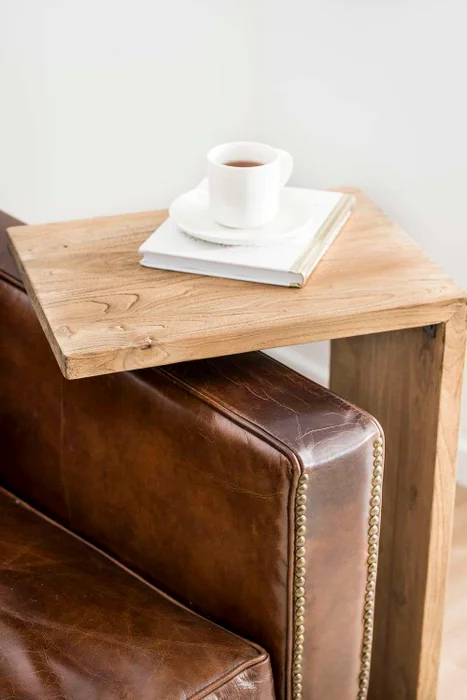 MESA AUXILIAR - OLMO NATURAL en Madera natural - Mesas de living, Uruguay | La Iberica, vista 10