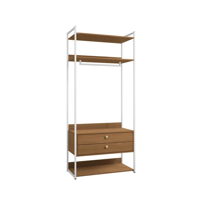 Closet Abierto Modular P47 - Linea Industrial en Madera natural - Roperos y placares, Uruguay | Balton, vista 13