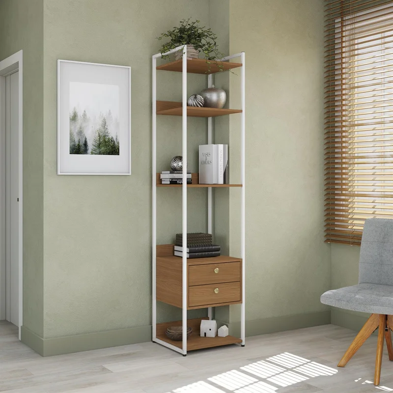 Closet Abierto Modular P50 - Linea Industrial en Madera natural - Roperos y placares, Uruguay | Balton, vista 3