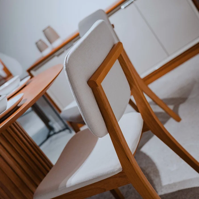 Silla de Comedor Classic - Línea Manhattan - Lino/Natural en Beige - Sillas, Uruguay | Rústico Hogar, vista 5