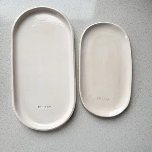 Plato oval XXL de cerámica - Decoración, Uruguay | Dreams On Time