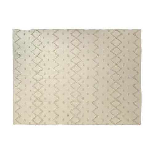 ALFOMBRA NATURAL 150X210CM PUNTOS ZIGZAG en Multicolor - Textiles, Uruguay | Koz