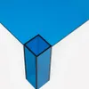 Mesa de centro Adularia de cristal templado - azul 140 x 60 cm en Azul - Mesas de living, Uruguay | Kavehome, vista 4 de 7