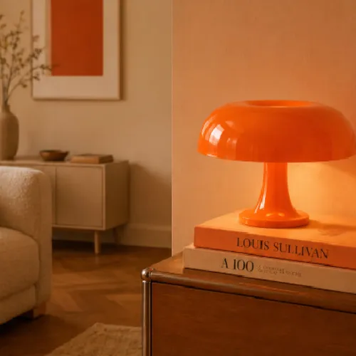 Luminaria Mushroom - Naranja en Naranja - Lámparas de mesa, Uruguay | Samic