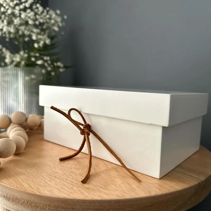 Caja nudo en Blanco - Decoración, Uruguay | Dreams On Time