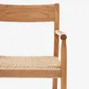 Silla Yalia de madera maciza de roble con acabado natural y asiento de cuerda FSC 100% en Marrón - Sillas, Uruguay | Kavehome, vista 4 de 10