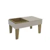 Mesa De Centro Con Cajon 100% Mdp en Beige - Mesas de arrimo, Uruguay | Muebles Express, vista 1 de 5