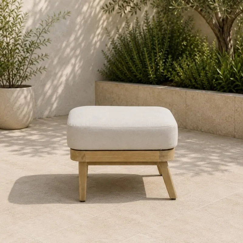 Mali Ottomano en Beige - Muebles para el exterior, Uruguay | Aihaus