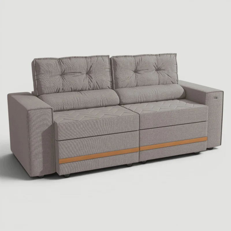 Sofa Havana 206CM - Retractil/Reclinable en Beige - Sillones y sofás, Uruguay | Balton, vista 6