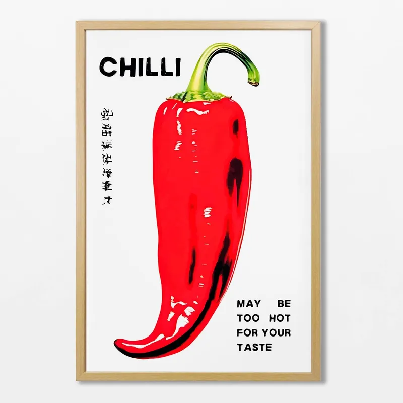 Chilli en Rojo - Láminas, Uruguay | La Cuadrería