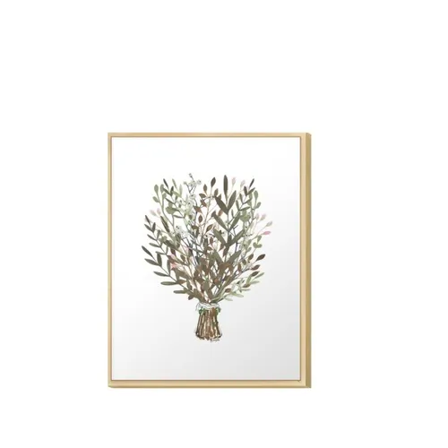 Lámina con Marco de Madera en Madera natural - Decoración de pared, Uruguay | Finkel
