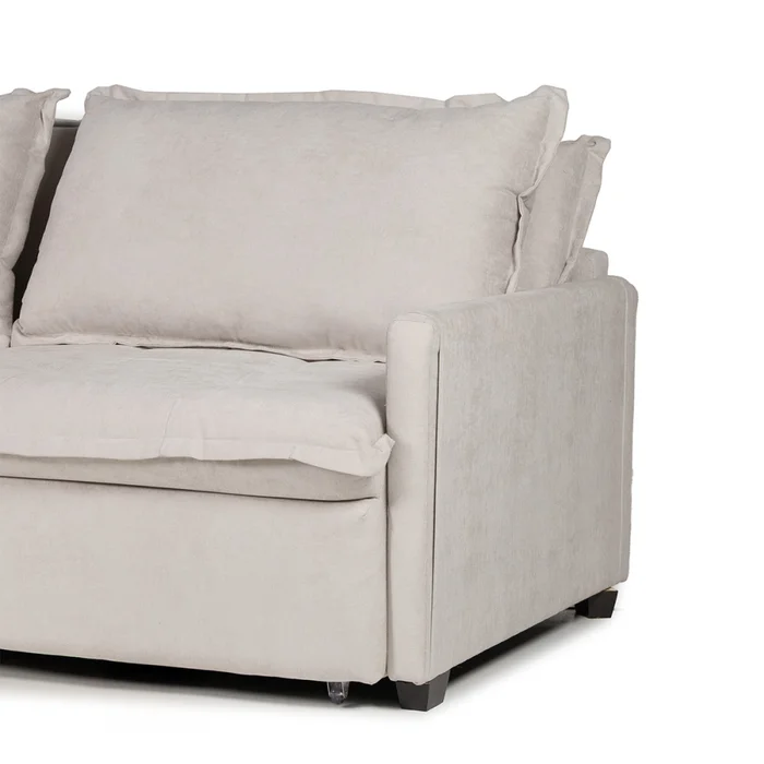 Sofá Cama Oliver - Tela Microfibra - 12073 (Greige) en Gris - Sillones y sofás, Uruguay | Nyr, vista 8