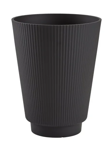 Maceta de jardín SANDLO Ø30xH38 negro en Negro - Muebles para el exterior, Uruguay | JYSK