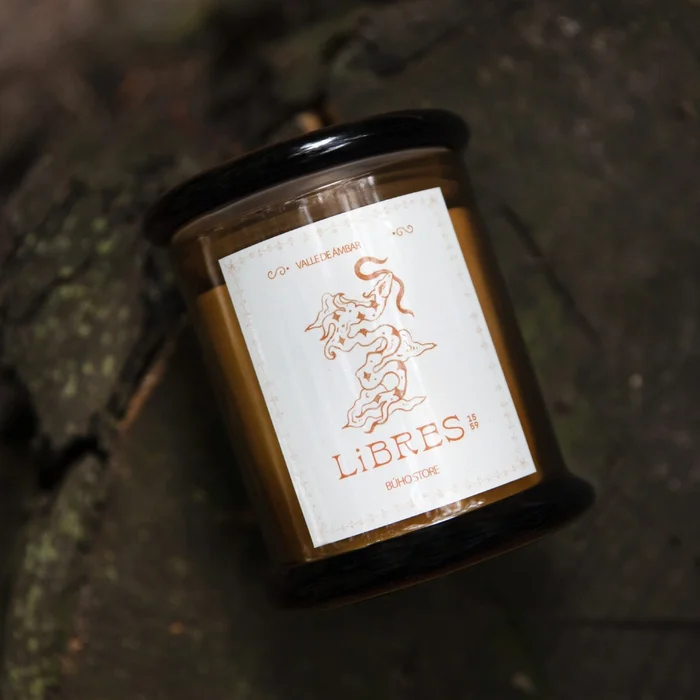 Vela aromática Valle de Ambar 150g - Velas y Portavelas, Uruguay | Buho Store, vista 2