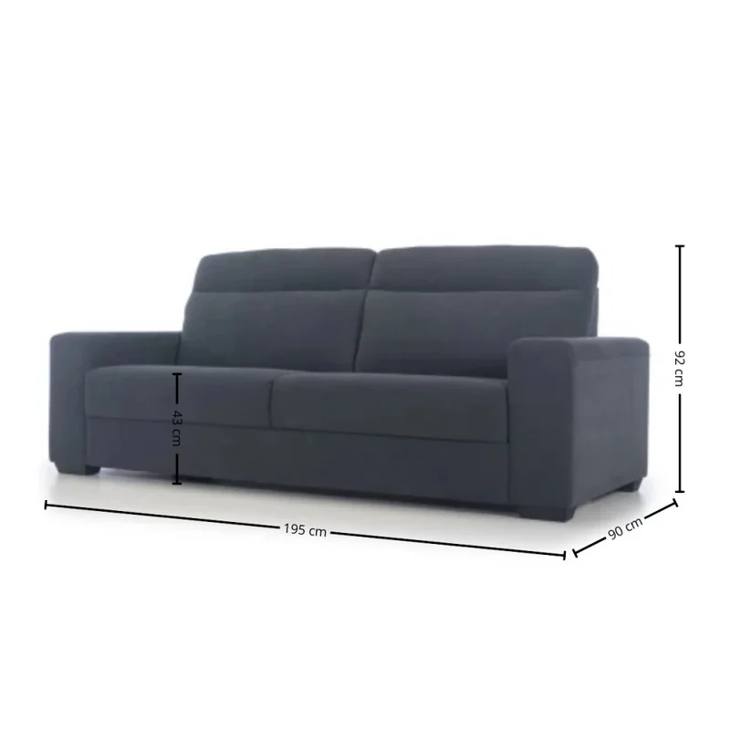Sofá Polo - Tela Aquaclean Sustentable - 2,5 cuerpos - A fabricar en Patrón - Sillones y sofás, Uruguay | Nyr, vista 4