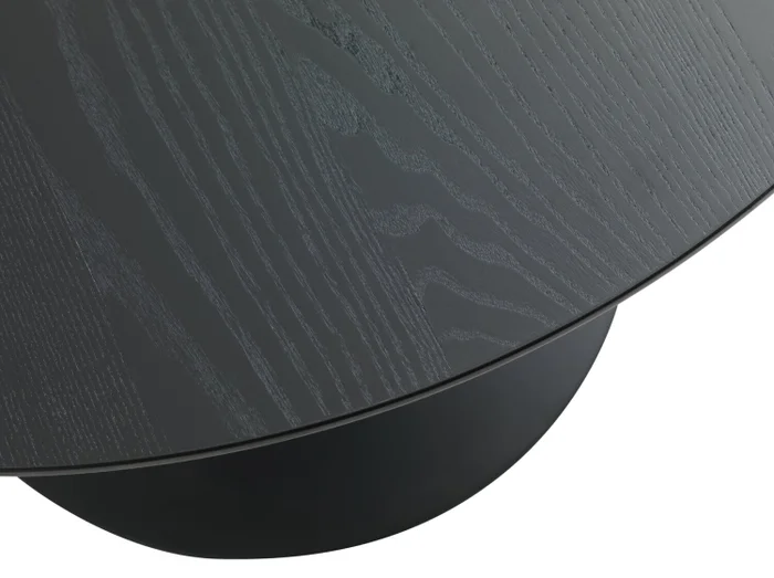 Mesa de comedor RINGSTED Ø100 chapa fresno en Negro - Mesas de comedor, Uruguay | JYSK, vista 3