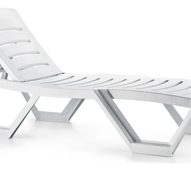 REPOSERA LETTINO PRO GARDEN BLANCA A6062 en Blanco - Muebles para el exterior, Uruguay | Alfa Ventas