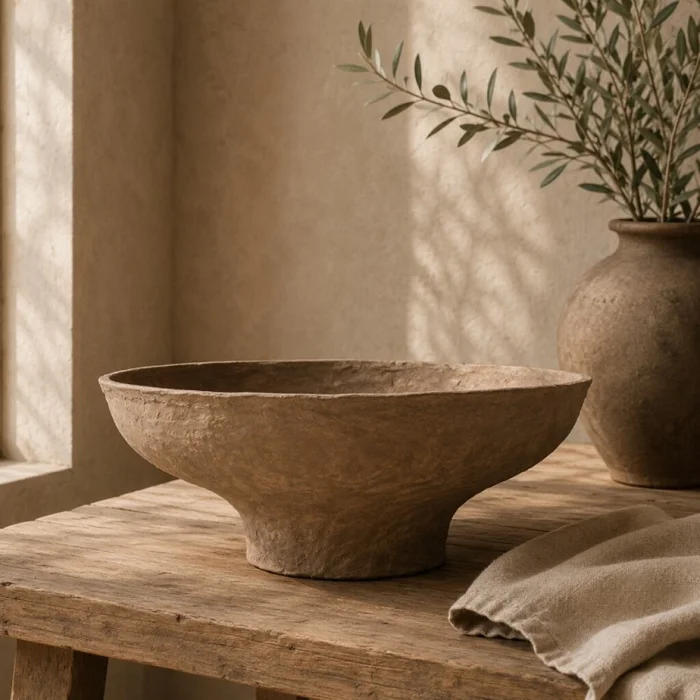 Cuenco Decorativo Zuni en Marrón - Decoración, Uruguay | Aihaus