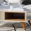 Mesa De Living Mesa Ratona Living Comedor Minimalista en FREIJO OFF WHITE - Sillones y sofás, Uruguay | Soy Hogar, vista 4