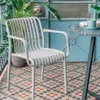 Silla de exterior Isabellini - gris claro en Gris - Sillas, Uruguay | Kavehome, vista 3 de 10