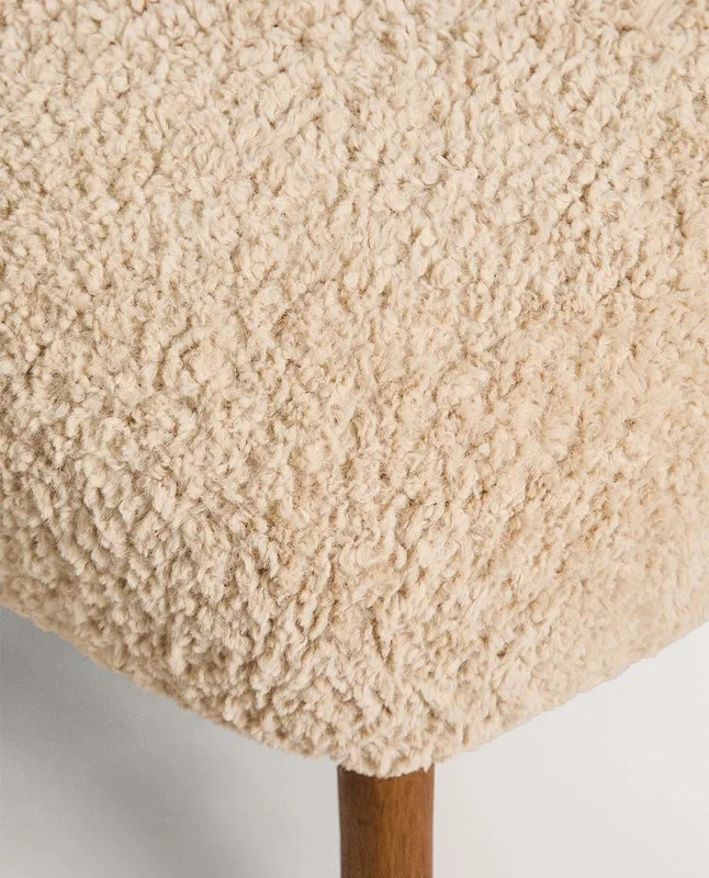 TABURETE PUFF RIZO en Beige - Sillas, Uruguay | Zara Home, vista 4