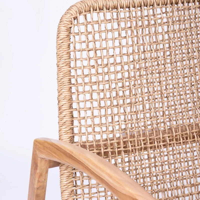 Butaca Mecedora Madera Natural-beige Curazao en Beige - Muebles para el exterior, Uruguay | Divino, vista 5