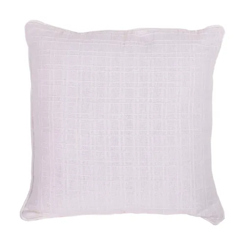 Funda De Almohadón Algodon Blanco Perry en Blanco - Textiles, Uruguay | Divino