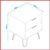 Mesa de luz 2 cajones – BCR 41 - Mesas de luz, Uruguay | Punto Unión, vista 3 de 5