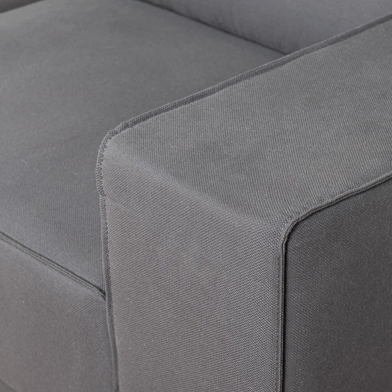 Sofá C/chaise Gris Tela Excelence Izq en Gris - Sillones y sofás, Uruguay | Divino, vista 5