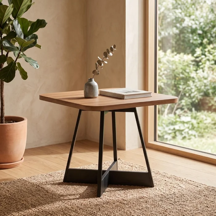 Mesa de Comedor Cuadrada - Atria - Negro en Negro - Mesas de comedor, Uruguay | Rústico Hogar