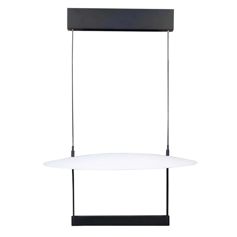 Lampara De Techo Metal Blanco Luna D600 en Blanco - Lámparas colgantes, Uruguay | Divino